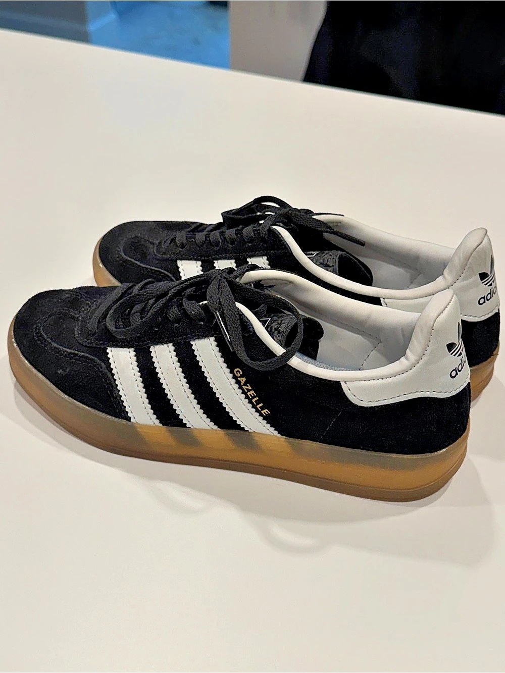adidas Gazelle Indoor Core Black Cloud White Gum Sneakers
